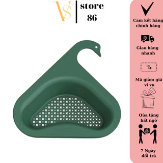 Khay lọc rác gắn bồn rửa bát thiên nga - rổ tam giác dạng lưới lọc rác bồn rửa chén vs store 86