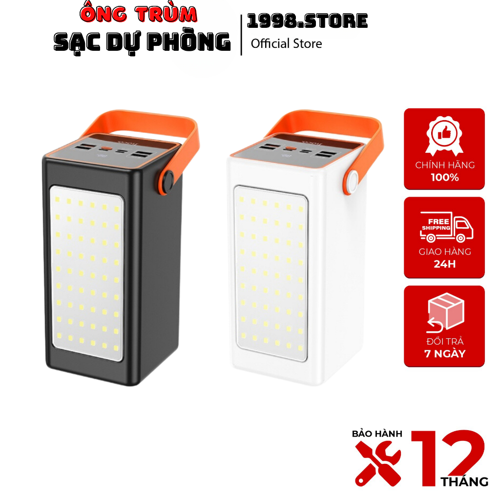 Sạc Dự Phòng 30000mAh 40000mAh 50000mAh 60000mAh Chính Hãng HÔ CÔ J86 Dung Lượng Lớn Sạc Nhanh 22,5W