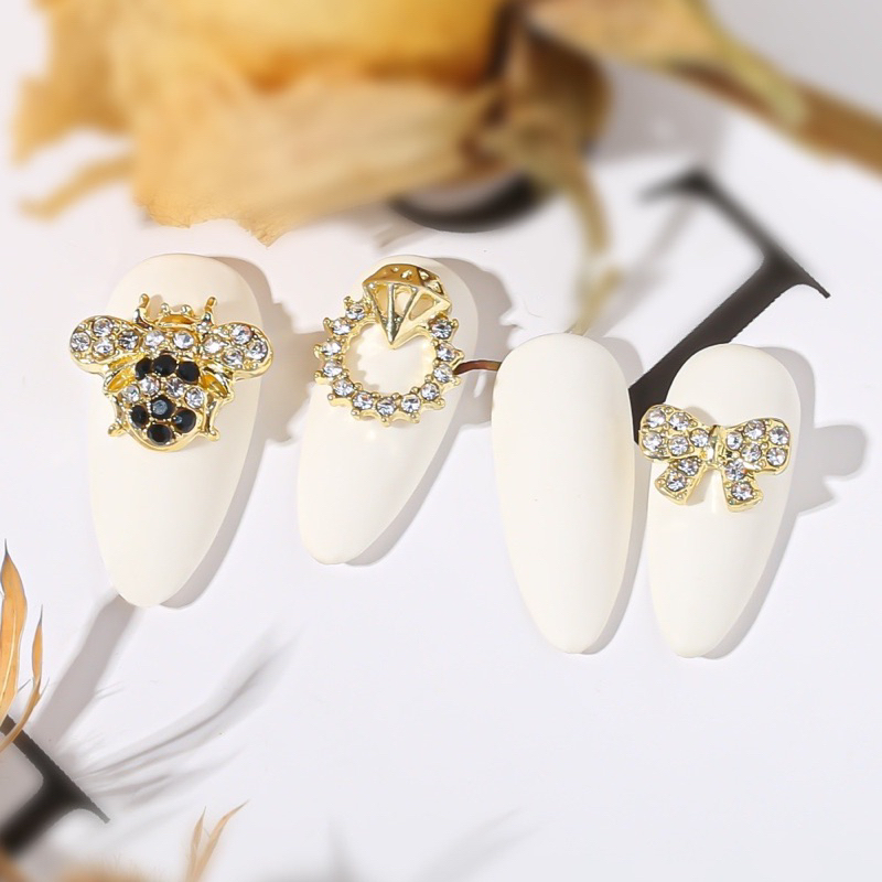 Phụ kiện trang trí nail charm đính móng tay cao cấp giá rẻ mẫu sắc nét