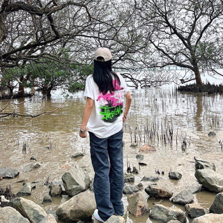Áo Thun stussy in hoạ tiết thiên thần cánh hồng  cotton 2 chiều nhiều mẫu hottrend vải 100% cotton