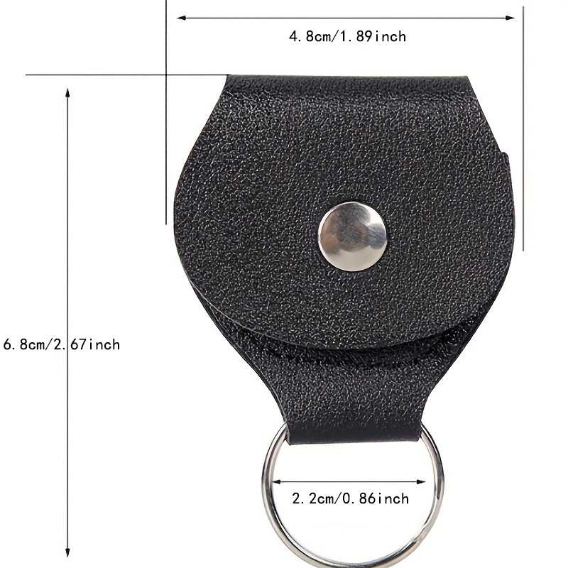 Túi Da Đựng Móng Gảy Đàn - Túi Đựng Móng Kiếu Móc Khoá