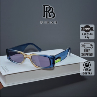 Mắt kính thời trang gọng ống nước FANHOUSE F - Rap Việt Andree Right Hand phù hợp nam nữ hiphop rapper RIBON MALL