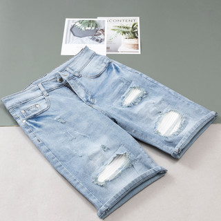 Quần Sọt Nam ❤️FREESHIP❤️ Quần Short Jean Nam Chất Bò co giãn xanh trơn Hot trend form cực đẹp Tô Tồ Shop - QSJNM223