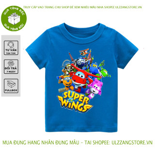 New áo thun đội bay siêu đẳng supper wings cho bé trai bé gái đủ