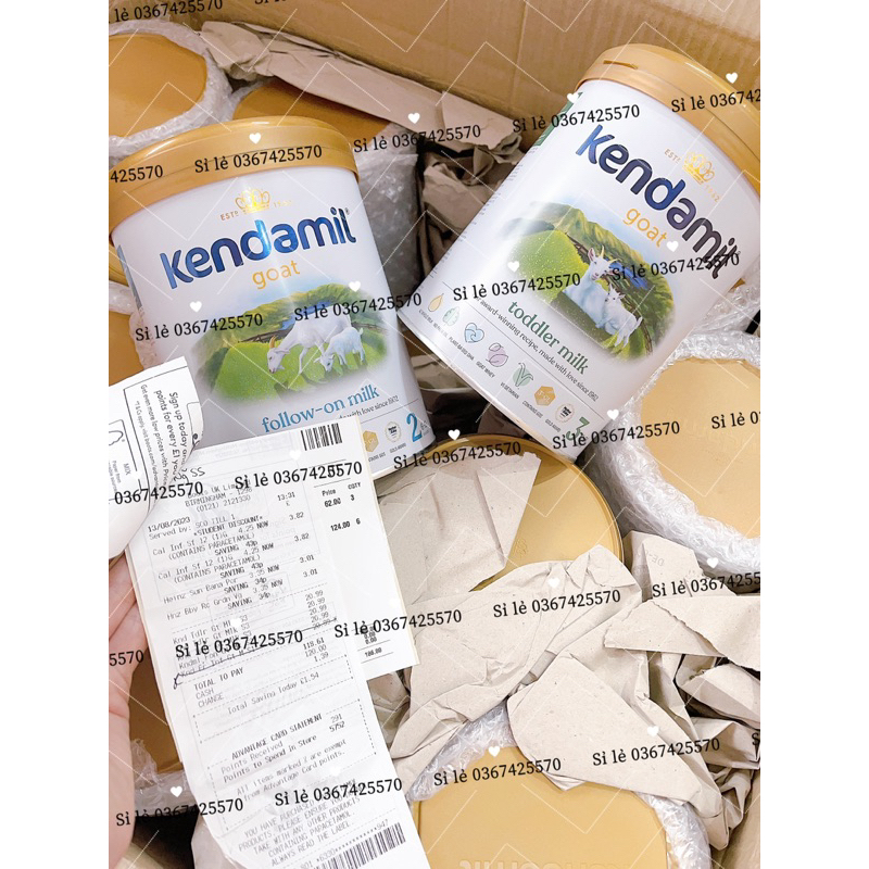 Sữa Kendamil Dê đạm A2 Số 1, 2 ,3 - Hộp 800g