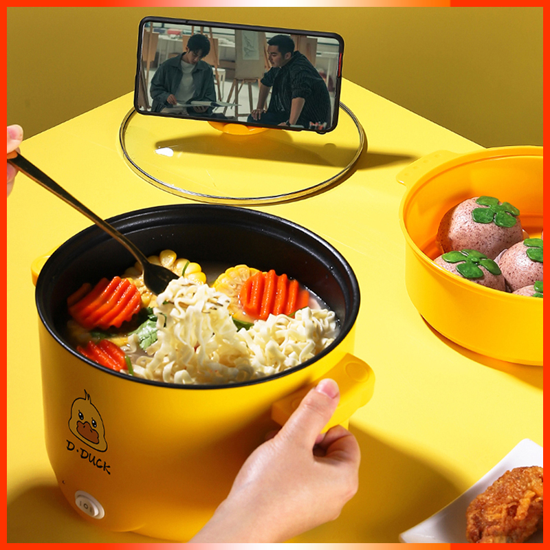 Nồi Lẩu Mini, Ca Nấu Mì Đa Năng Siêu Tốc Siêu Tiện Lợi 18CM