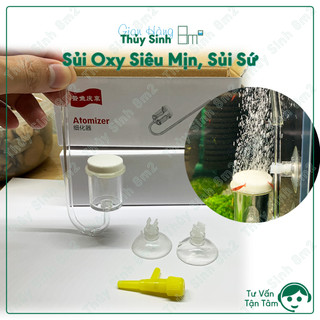 Sủi oxy siêu mịn, sủi oxy sứ, sủi oxy hồ cá tép | 8m2