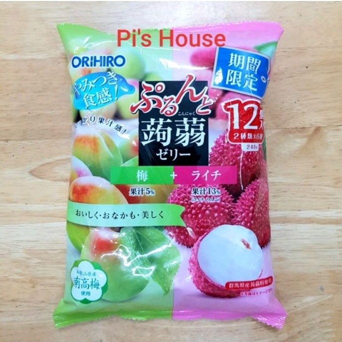 Thạch trái cây chống hóc cho bé Orihiro Nhật Bản