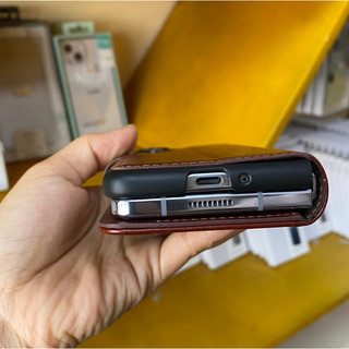 Bao da Galaxy Z Fold 5 Qlino Wallet da bò thật