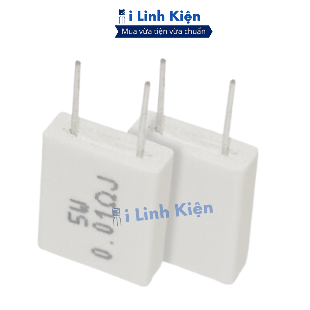 Điện trở sứ 5W 0.05R-0.5R 5% BPR56 chân đứng ilinhkien