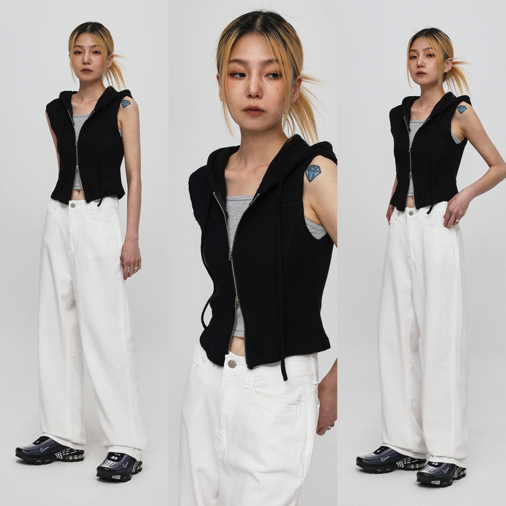 Quần dài BLACKUP Long Loose Solid Tone Pants