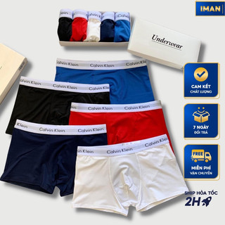 Quần Sịp Đùi Nam Thun Lạnh, Quần Lót Đùi Nam Cao Cấp Cạp Chữ Co Giãn 4 Chiều - IMan Store