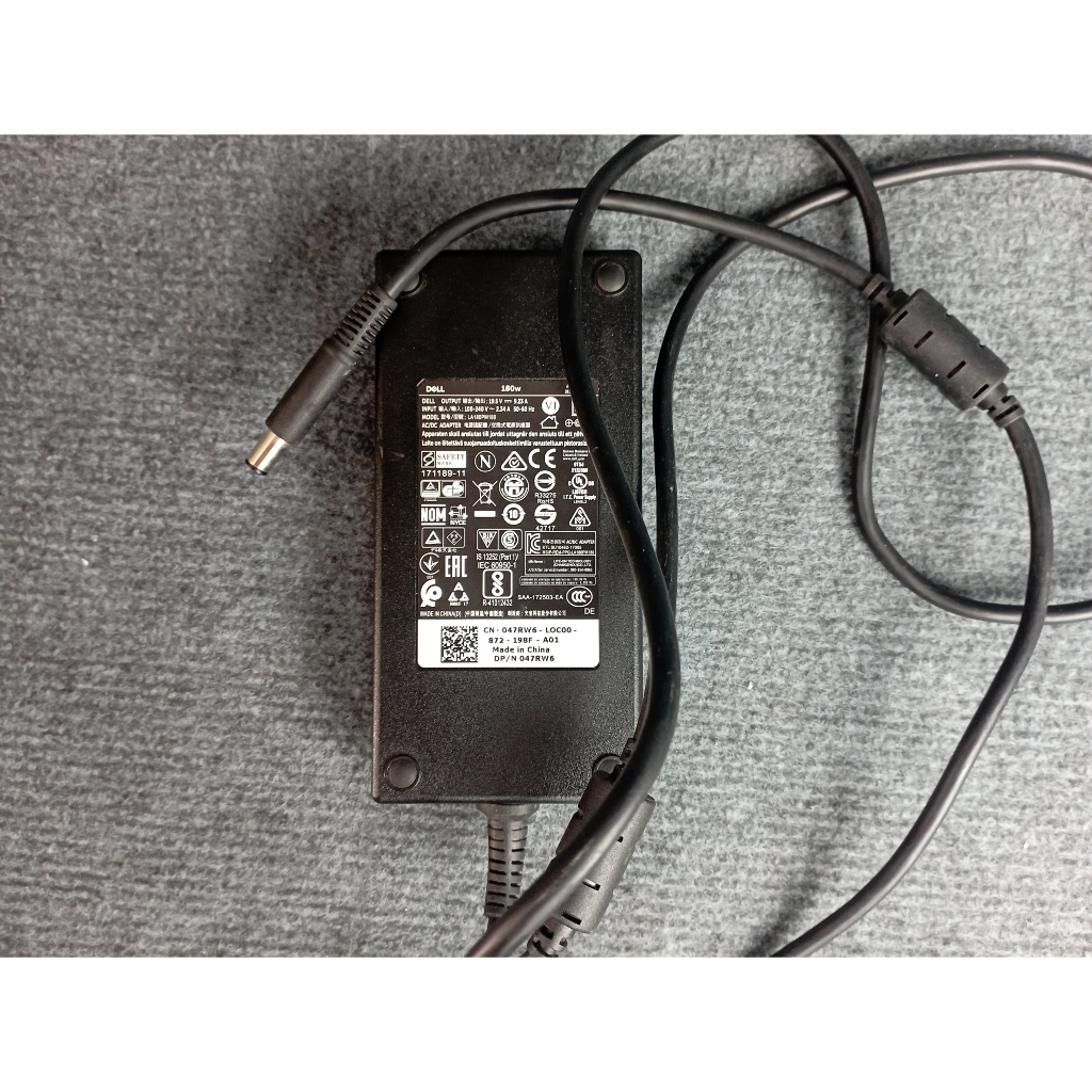 Sạc Laptop Dell 180w Kim Lớn , tặng kèm dây nguồn