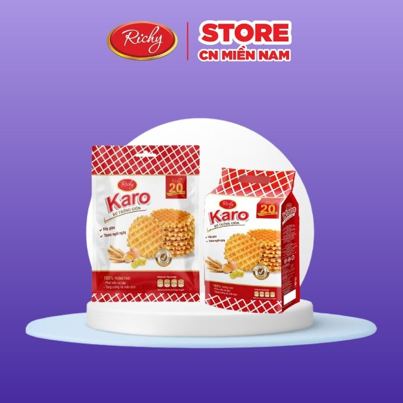 Bánh Karo Richy bơ trứng giòn