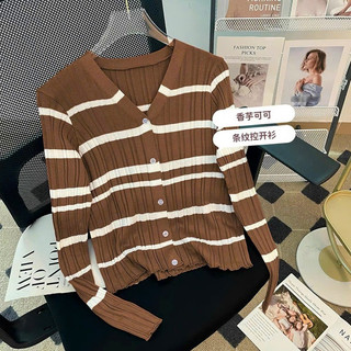 Áo cardigan len mongtoghi kẻ