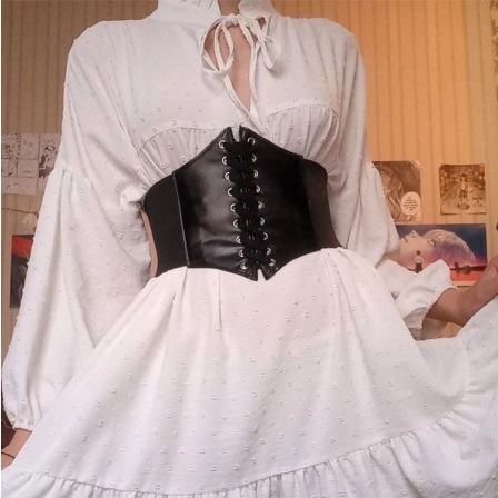 Thắt lưng thun giả corset