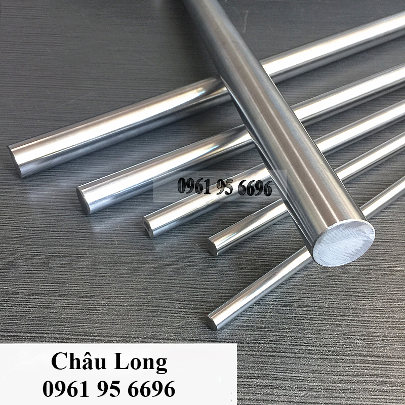 Thanh Trượt Tròn Dài 1m SC16 20 25 Ty Trượt Mạ Crom Giá Rẻ Chất Lượng Cao