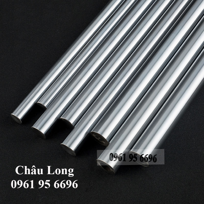 Thanh Trượt Tròn Dài 1m SC16 20 25 Ty Trượt Mạ Crom Giá Rẻ Chất Lượng Cao