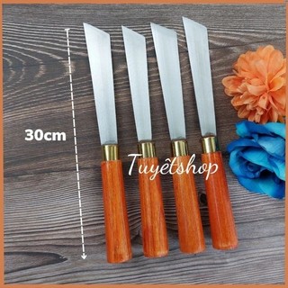Dụng cụ Dao khui tách sầu riêng hàng thép Trắng chống rỉ dày khỏe