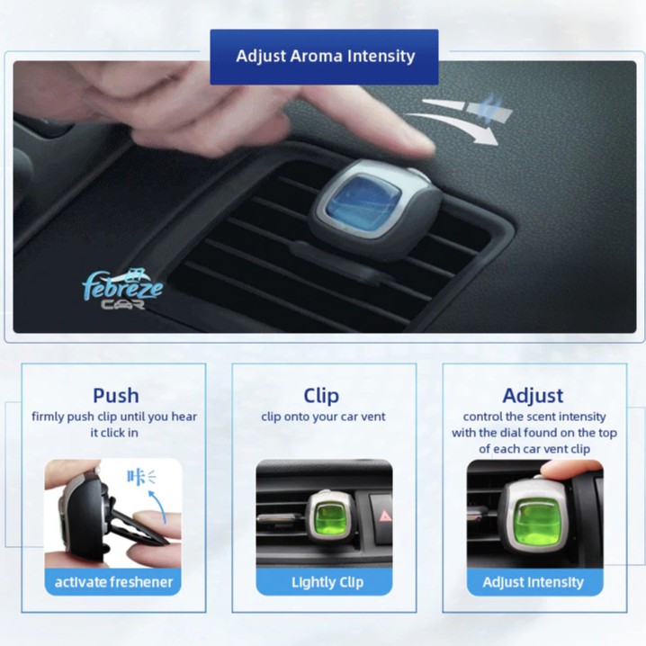 Nước hoa ô tô kẹp cửa gió FEBREZE