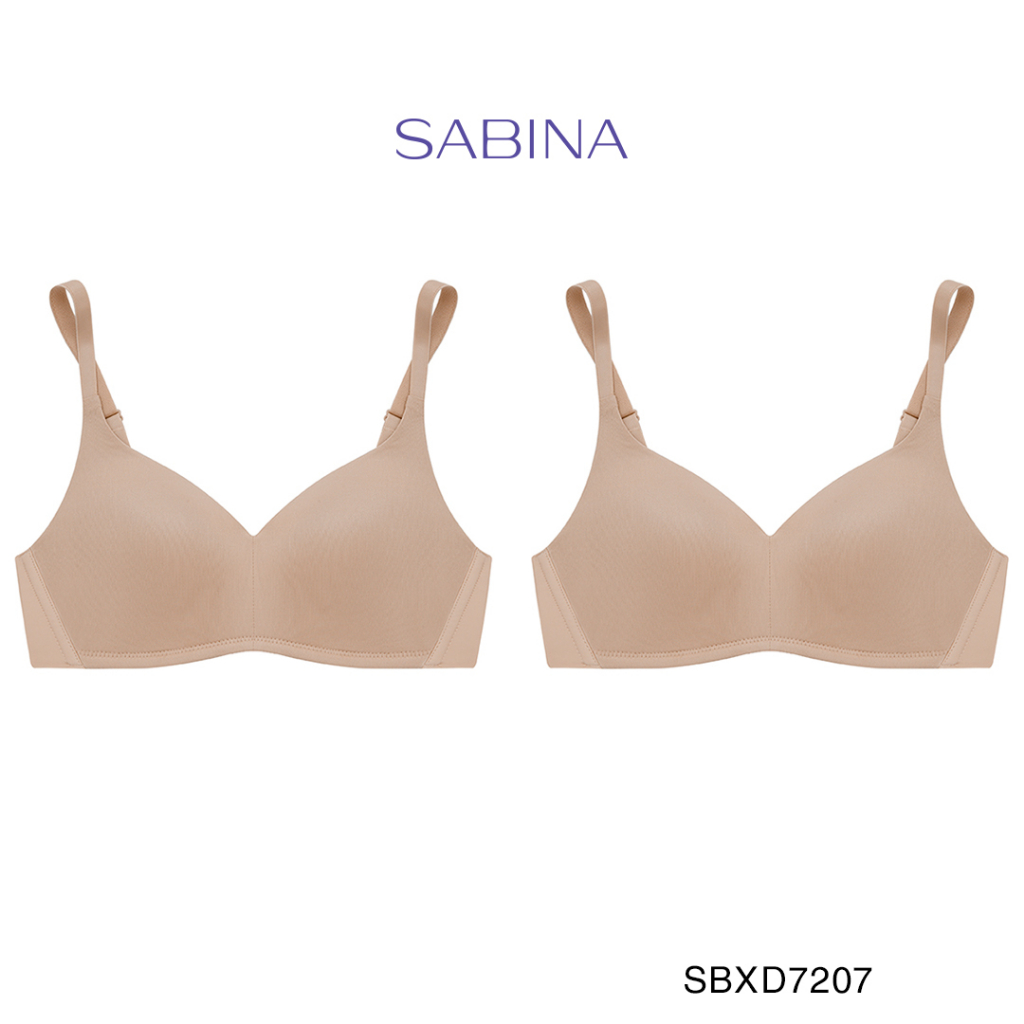 Combo 2 Áo Lót Không Gọng Không Viền May Mút Mỏng Phù Hợp Ngực Vừa Và Lớn Perfect Bra By Sabina SBXD7207