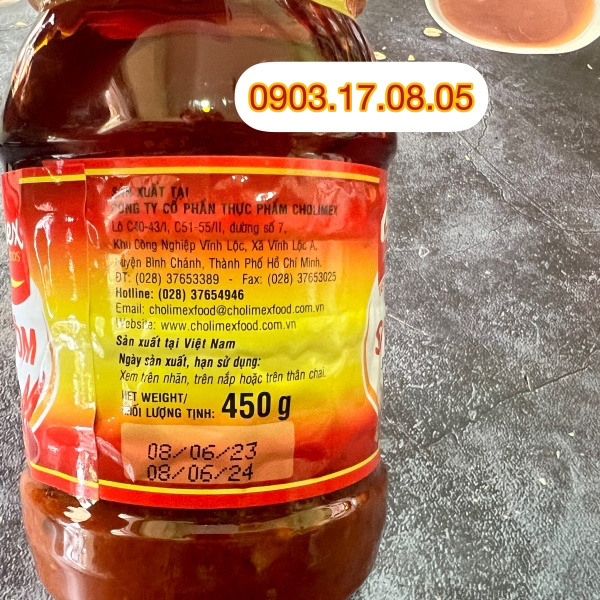 Sa tế tôm Cholimex