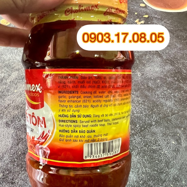 Sa tế tôm Cholimex