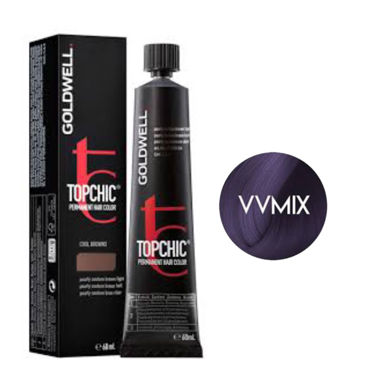 Tặng kèm oxy THUỐC NHUỘM MÀU MIX SIÊU ĐẸP GOLDWELL TOPCHIC 60ml