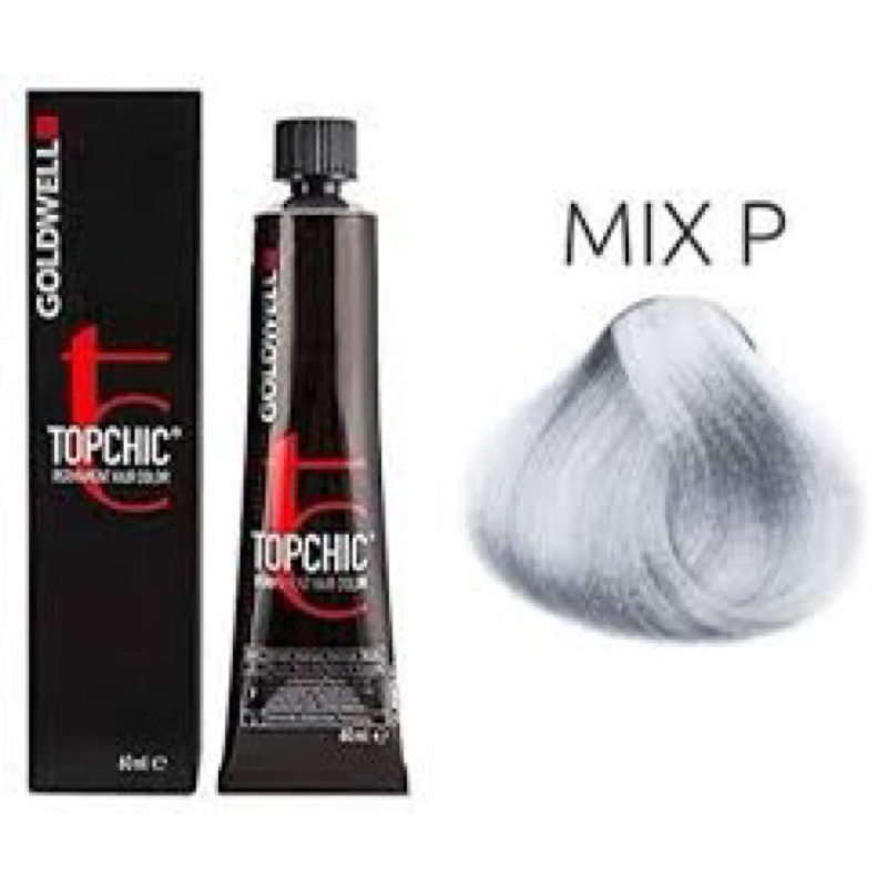 Tặng kèm oxy THUỐC NHUỘM MÀU MIX SIÊU ĐẸP GOLDWELL TOPCHIC 60ml