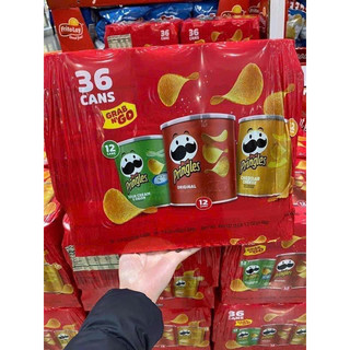 🍟🍟Khoai tây Pringles 149gr thùng 48 hộp, 36 hộp