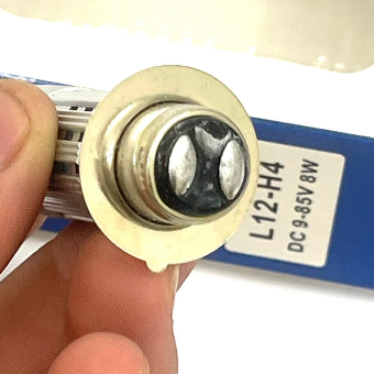 Đèn Led Pha Bi Cầu 2 Màu Chân H4-M5 Lắp Cho Ô Tô Và Xe Máy Siêu Sáng Chống Nước Tuyệt Đối 100% Mẫu 2023