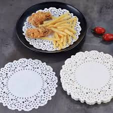 Giấy ren lót đế tròn 100 tờ