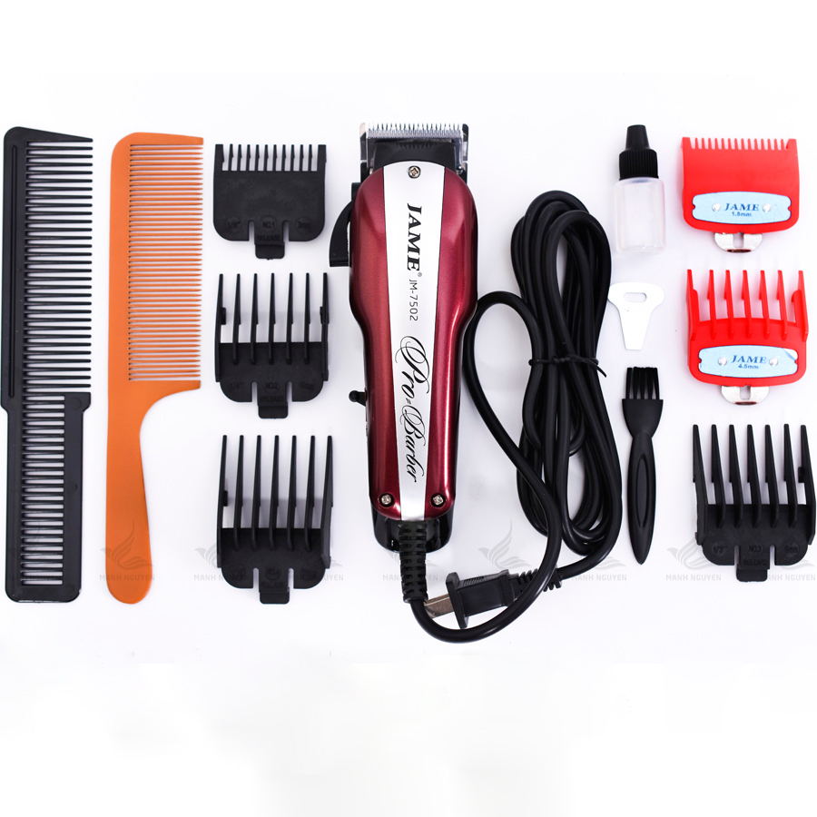 Tông đơ cắt tóc Jame-7502- dòng tông đơ có dây cắm điện trực tiếp