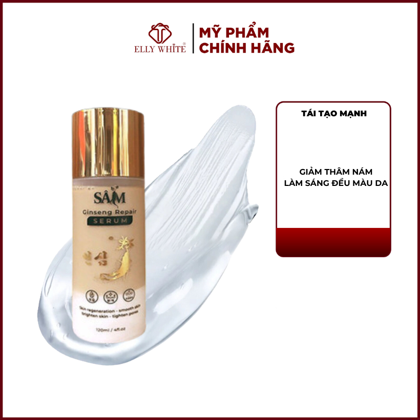 Tái tạo mạnh Elly White, làm sạch da, tẩy tế bào chết, cân bằng dưỡng chất cho da, đều màu da, sáng da