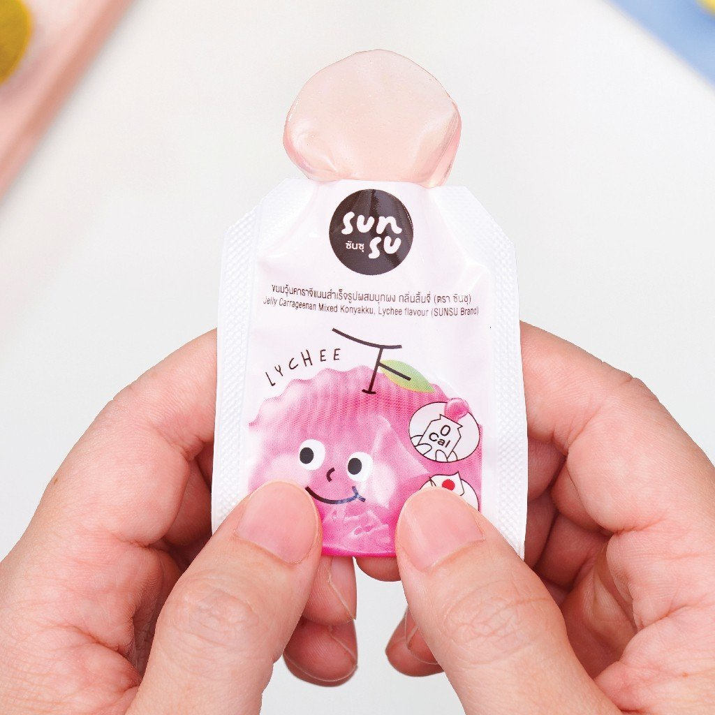 Thạch Konjac trái cây sunsu 0 calo nhiều vị Thái Lan