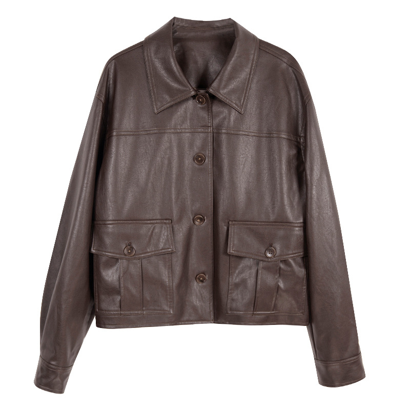 Tất giấy đi cùng Áo khoác da nữ 10 | BigBuy360 - bigbuy360.vn