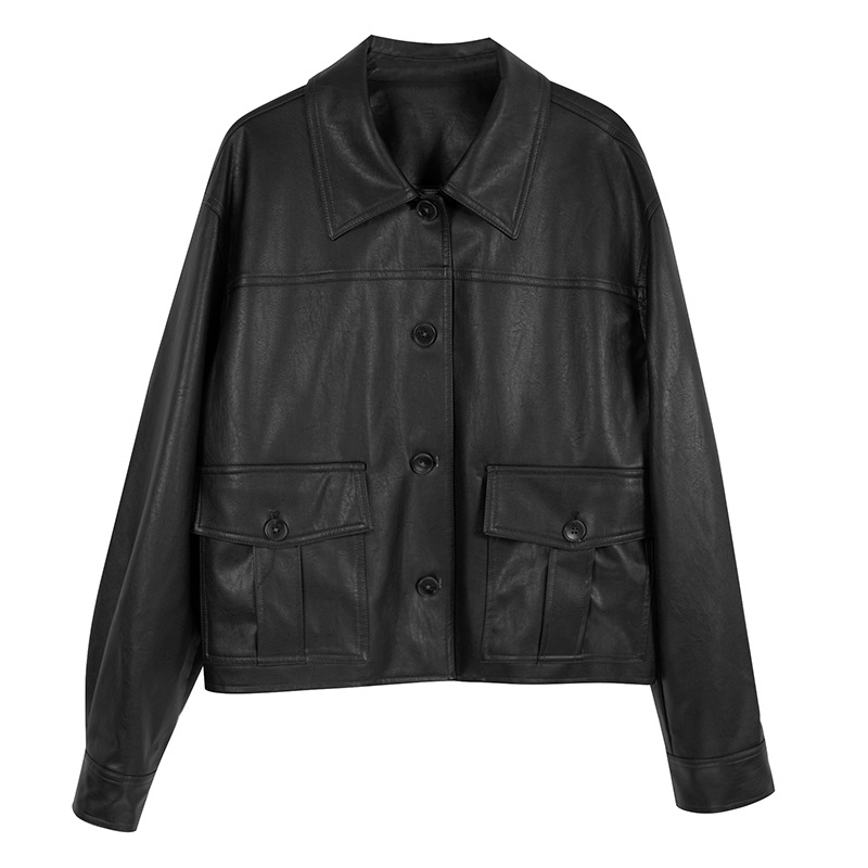 Tất giấy đi cùng Áo khoác da nữ 10 | BigBuy360 - bigbuy360.vn