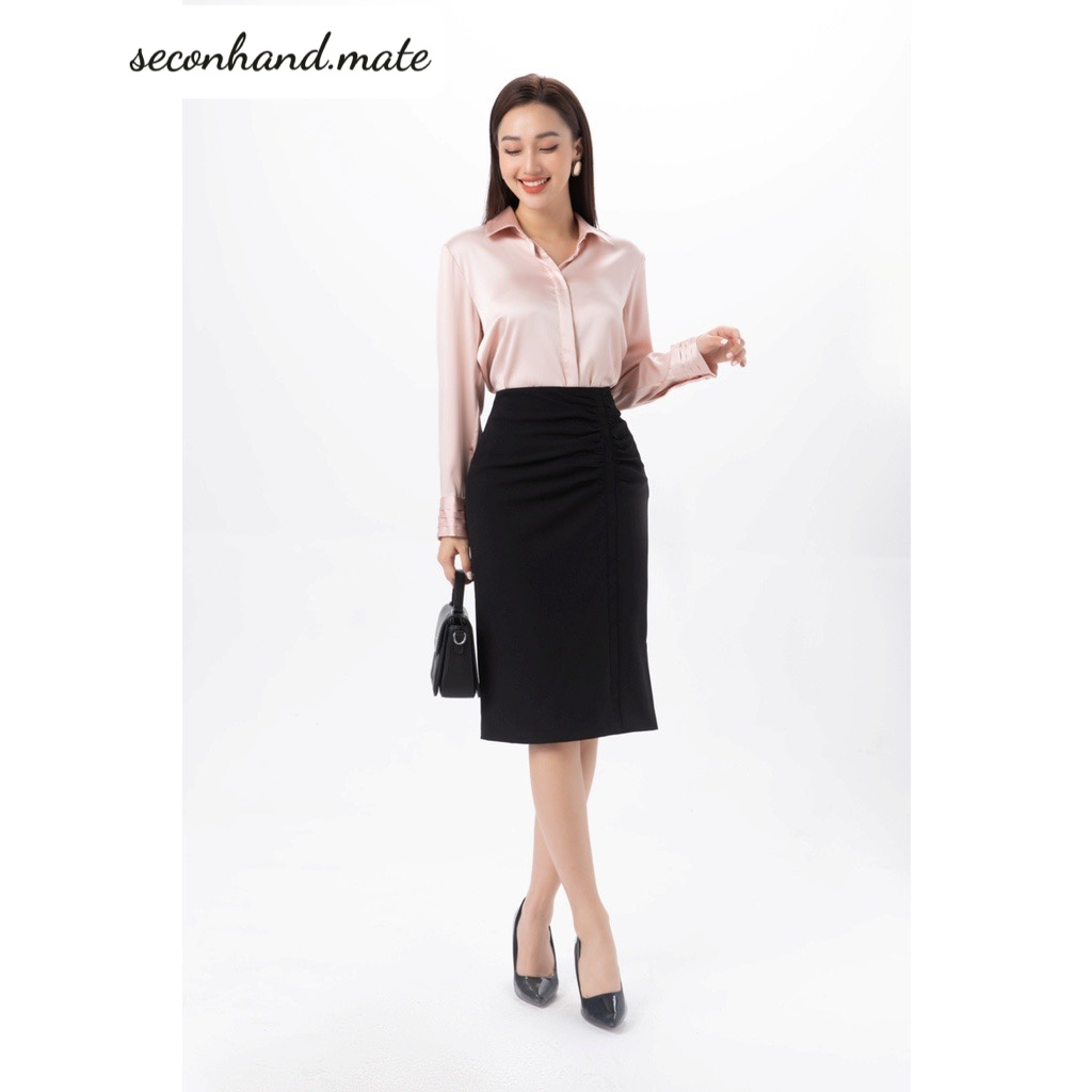 Chân váy bút chì nhấn giữa IVY moda