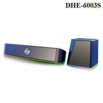 LOA VI TÍNH DHE-6003/DHE-6003S MÀU ĐEN VỚI ÂM THANH TO RÕ SIÊU ÊM TAI