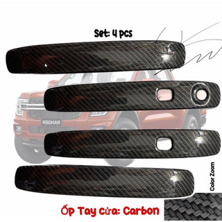 Ốp tay nắm, hõm cửa Ford Everest 2023 - Carbon