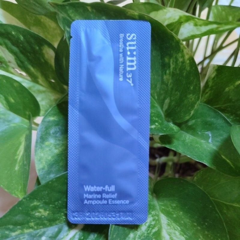 Combo 10 Gói Tinh Chất Vàng Sum Xanh Cấp Nước, Căng Bóng Da - Water Full Marine Relief Ampoule Essence