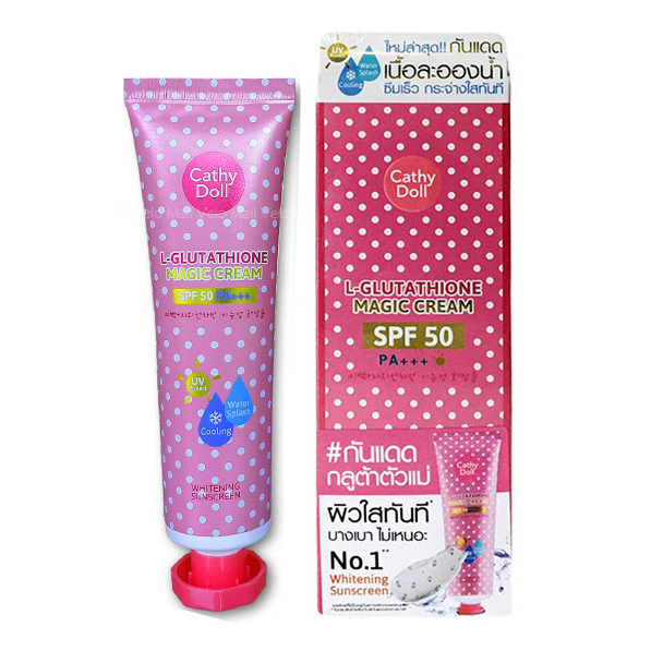 Kem chống nắng Nâng Tone cho Body CathyDoll L-Glutathione 138ml