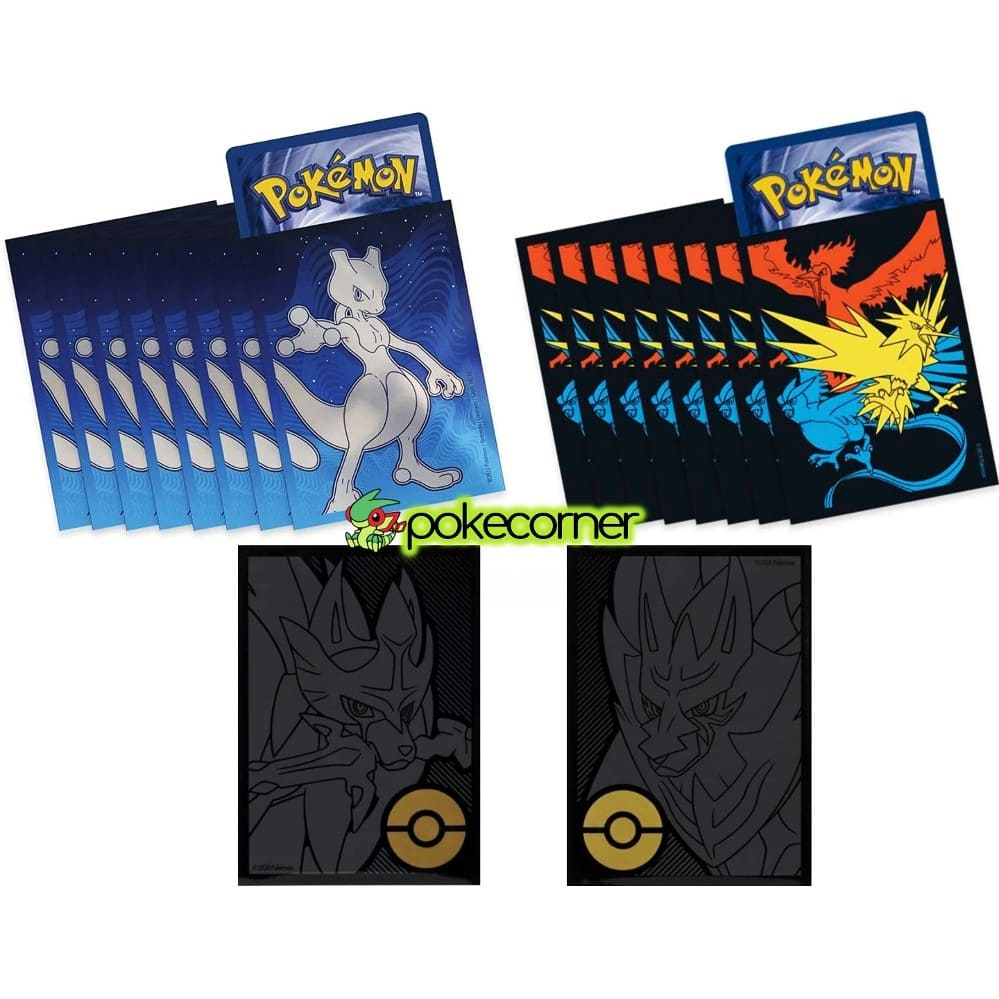 Tất cả Sleeve bọc thẻ bài chính hãng Pokemon TCG - Giá hiển thị 01 sleeve - Size 66x92mm - Update liên tục!