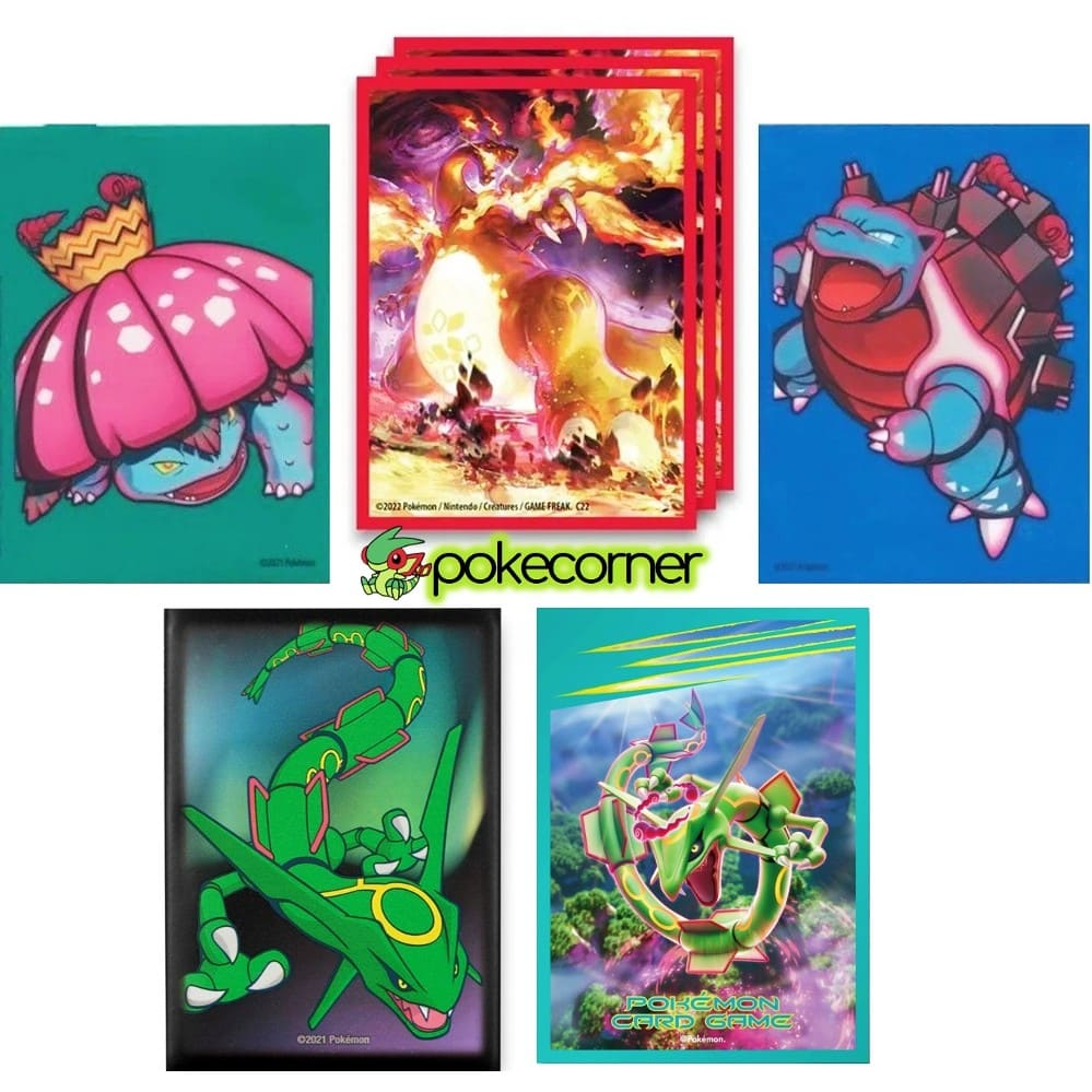 Tất cả Sleeve bọc thẻ bài chính hãng Pokemon TCG - Giá hiển thị 01 sleeve - Size 66x92mm - Update liên tục!