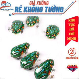  Đồ Chơi Ếch Nhảy Giảm Stress Vặn Dây Cót Bằng Kim Loại Siêu Bền Đồ Chơi Dây Cót Chú Ếch Bật Nhảy Vui Nhộn