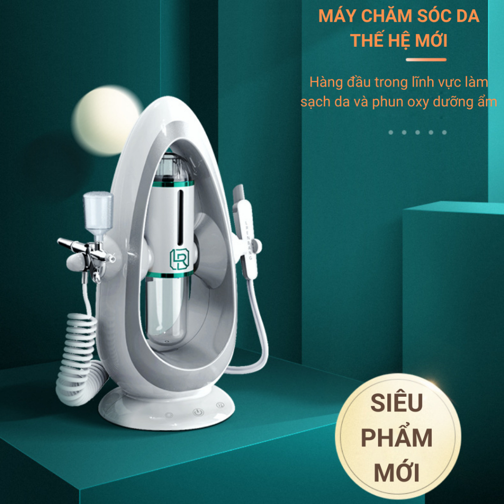Máy Aqua Peel, Máy Chăm Sóc Da Mặt Aqua Peeling LRENBANG , Làm Sạch Da, Hút Mụn, Bã Nhờn, Phun Oxy- Thế Hệ Mới