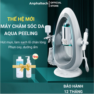 Máy Aqua Peel, Máy Chăm Sóc Da Mặt Aqua Peeling LRENBANG , Làm Sạch Da, Hút Mụn, Bã Nhờn, Phun Oxy- Thế Hệ Mới