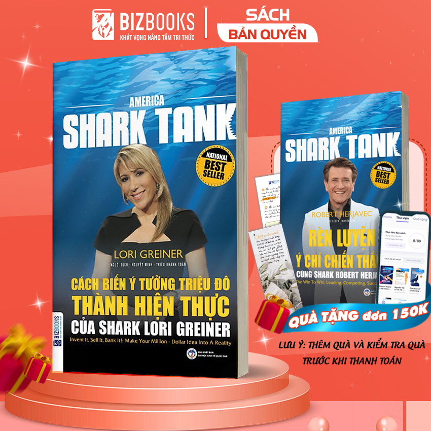 BIZBOOKS - Sách - Cách biến ý tưởng triệu đô thành hiện thực của shark Lori Greiner