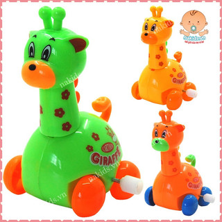 Đồ chơi thú vặn cót - mô hình hươu cao cổ vặn cót vui nhôn cho bé ms262-dc31