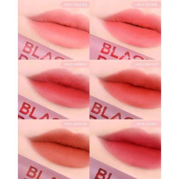 Son Kem Lì Black Rouge Muddish Cushion Velvet Tint - Air Fit Velvet Tint